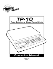 Triner Scale TP-10 Operation Manual