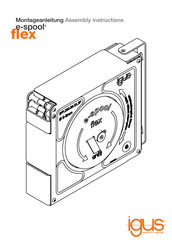 igus e-spool flex Assembly Instructions Manual