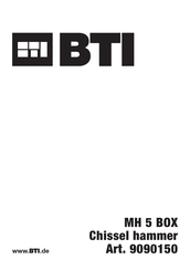 BTI MH 5 BOX Original Instructions Manual