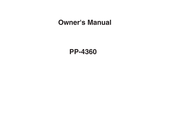 Clarion PP-4360 Owner's Manual