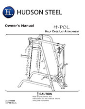 HUDSON STEEL H-PCL Owner's Manual