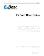 AXIOMTEK ExBoot User Manual