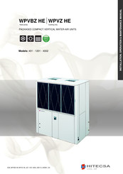 Hitecsa WPVBZ HE Installation, Operation & Maintenance Manual