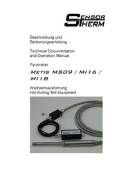 Sensor Therm Metis MS 09 Technical Documentation And Operation Manual
