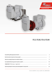 Bühler technologies P2.3 Brief Instructions