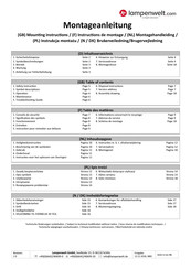 Lampenwelt 4018211 Mounting Instructions