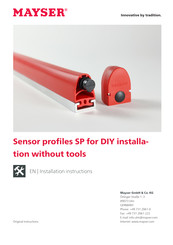 MAYSER SP 67-2 TPE Installation Instructions Manual