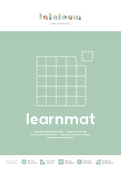 lalaloom Learnmat Instruction Manual