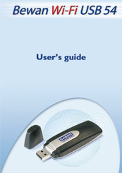 BeWAN Wi-Fi USB 54 User Manual
