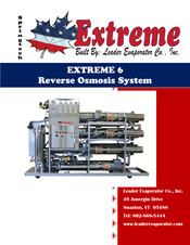 Leader Evaporator Springtech EXTREME 6 Manual