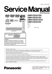 Panasonic DMR-ES35VGCS Service Manual