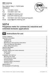 EMH metering NXT4 Instructions For Use Manual