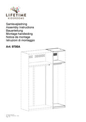 Lifetime Kidsrooms 9700A Assembly Instructions Manual