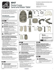 Step 2 Fiesta Cruise Sand and Water Table Assembly Instructions Manual