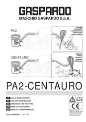Gaspardo CENTAURO Use And Maintenance