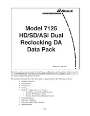 Avenue 7125 Quick Manual