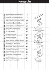 Hans Grohe ShowerSelect 15738400 Instructions For Use/Assembly Instructions