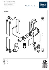 Grohe FOOT CONTROL 30 309 Instructions Manual