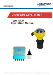 KLINGER ULM Operation Manual