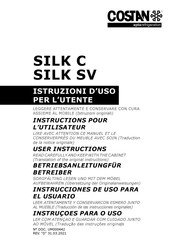 Costan SILK C SV 1 SHELF 310 EOL User Instructions