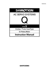 Sanyo Denki QS103AT Instruction Manual