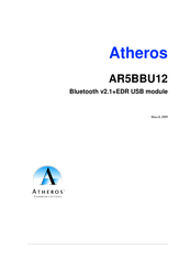Atheros AR5BBU12 Manual