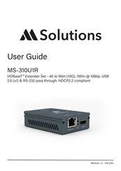 M Solutions HDBaseT MS-310U1R User Manual