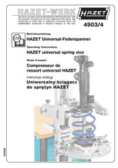 Hazet 4903/3 Operating Instructions Manual