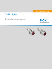 SICK GRSE18V Operating	 Instruction