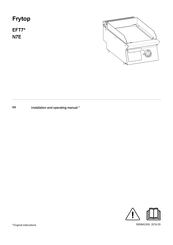 Electrolux 7FTEHCSI0 Installation And Operating Manual
