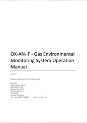 Raymond OX-AN R-134a Operation Manual