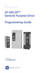 Ge AF-650 GP Programming Manual
