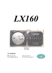 LX Navigation LX160 Manual