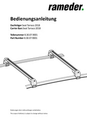 rameder 8.30.07.9001 Manual