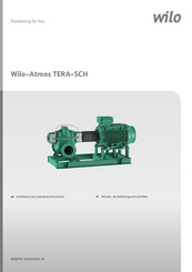 Wilo Atmos TERA-SCH Series Installation And Operating Instructions Manual