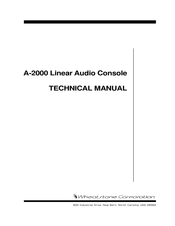 Wheatstone Corporation A-2000 Technical Manual
