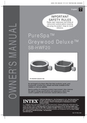 Intex PureSpa Greywood Deluxe SB-HWF20 