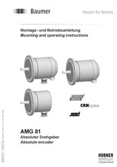 Baumer AMG 81 Mounting And Operating Instructions