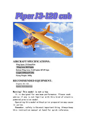 HobbyKing Piper J3-120 cub Manual