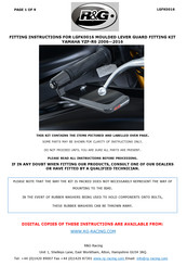 R&G LGFK0016 Fitting Instructions Manual