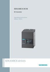 Siemens SINAMICS DCM Operating Instructions Manual