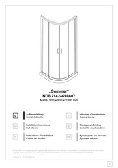 Welltime Summer NDB2142 Installation Instructions Manual