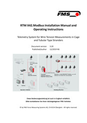 FMS RTM X42.Modbus Installation Manual And Operating Instructions