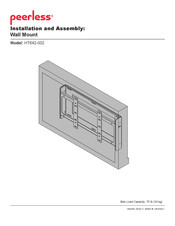 PEERLESS HT642-002 Installation And Assembly Manual