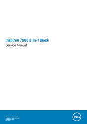 Dell Inspiron 7506 2-in-1 Black Service Manual