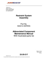 AMSAFE 504414 Series Maintenance Manual