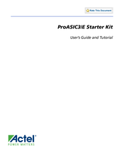 Actel ProASIC3/E User Manual