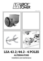 Leroy-Somer LSA 43.2 Installation And Maintenance Manual