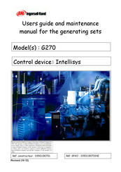Ingersoll-Rand G 270 Users Manual And Maintenance Manual