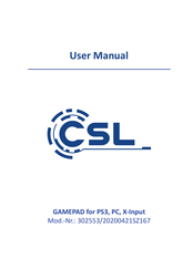 CSL 302553/20200421SZ167 User Manual